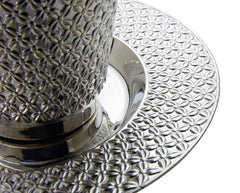 Silver Kiddush Cup and Saucer Set (50)