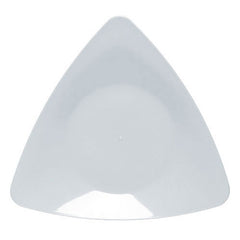 10 In. Clear Triangle Plates | 10 Count