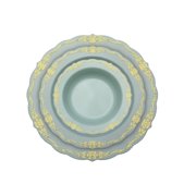 12 Oz. Robin Blue Victorian Design Bowls | 20 Count