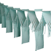 Light Blue Drop Fringe Garland 20in. x 12'