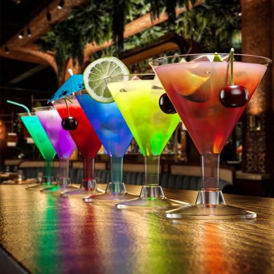Plastic Martini Cups
