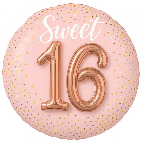 Sweet Sixteen Birthday Balloons