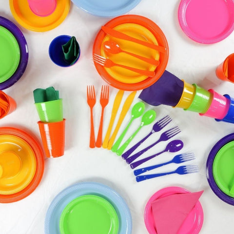  Plastic Tableware