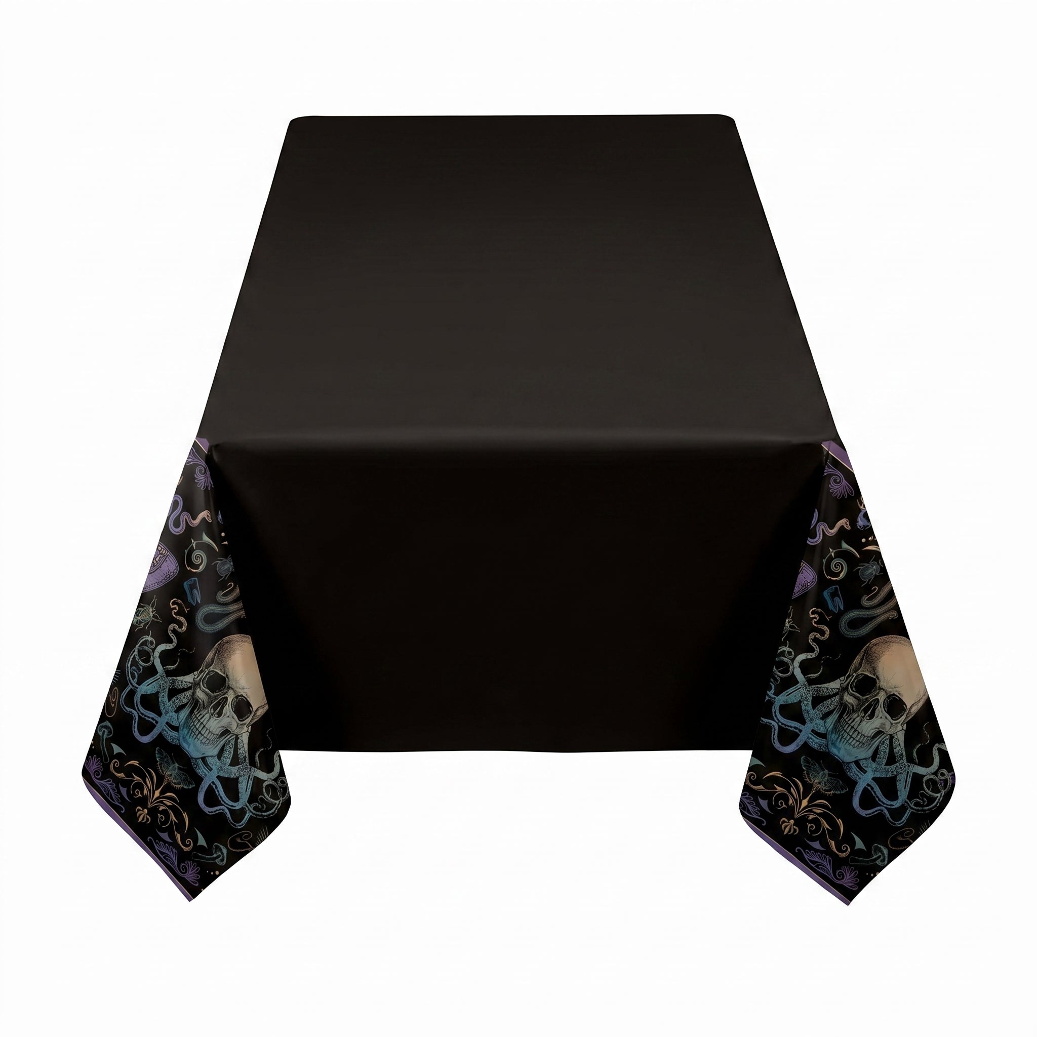Dark Academia Halloween Plastic Tablecover