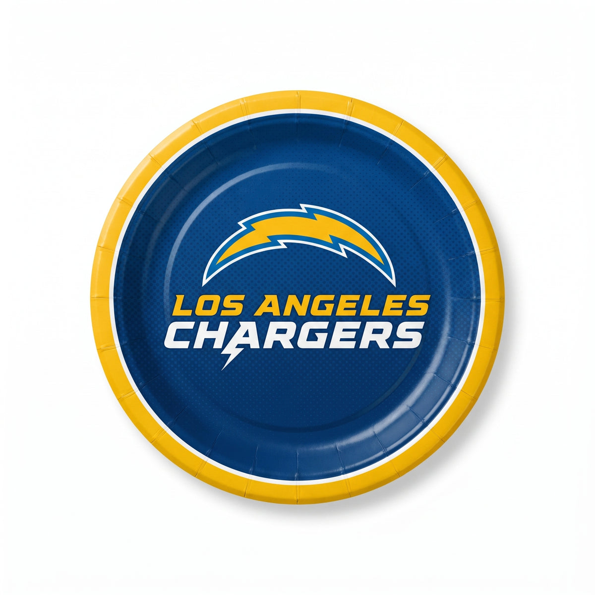 Los Angeles Chargers 9" Round Paper Plates