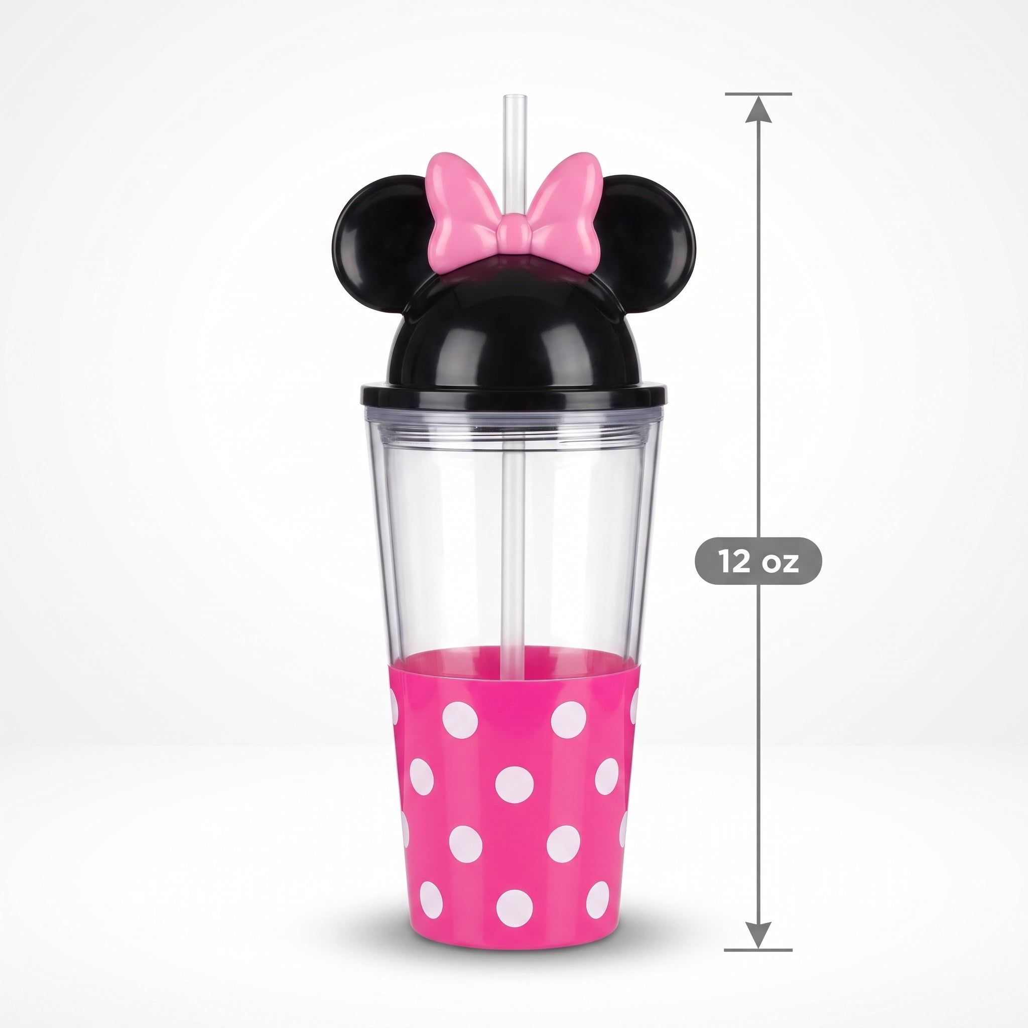 Minnie Mouse 18oz Party Cup with Straw and Ears Lid
