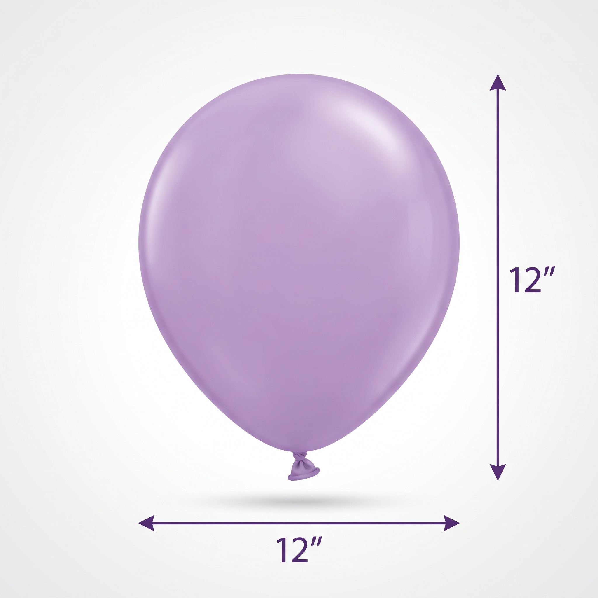 Lavender 12" Bulk Latex Balloons - Pack of 100
