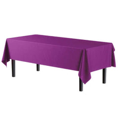 Premium Magenta Plastic Table Cover | Case of 96 - 54 In. x 108 In.