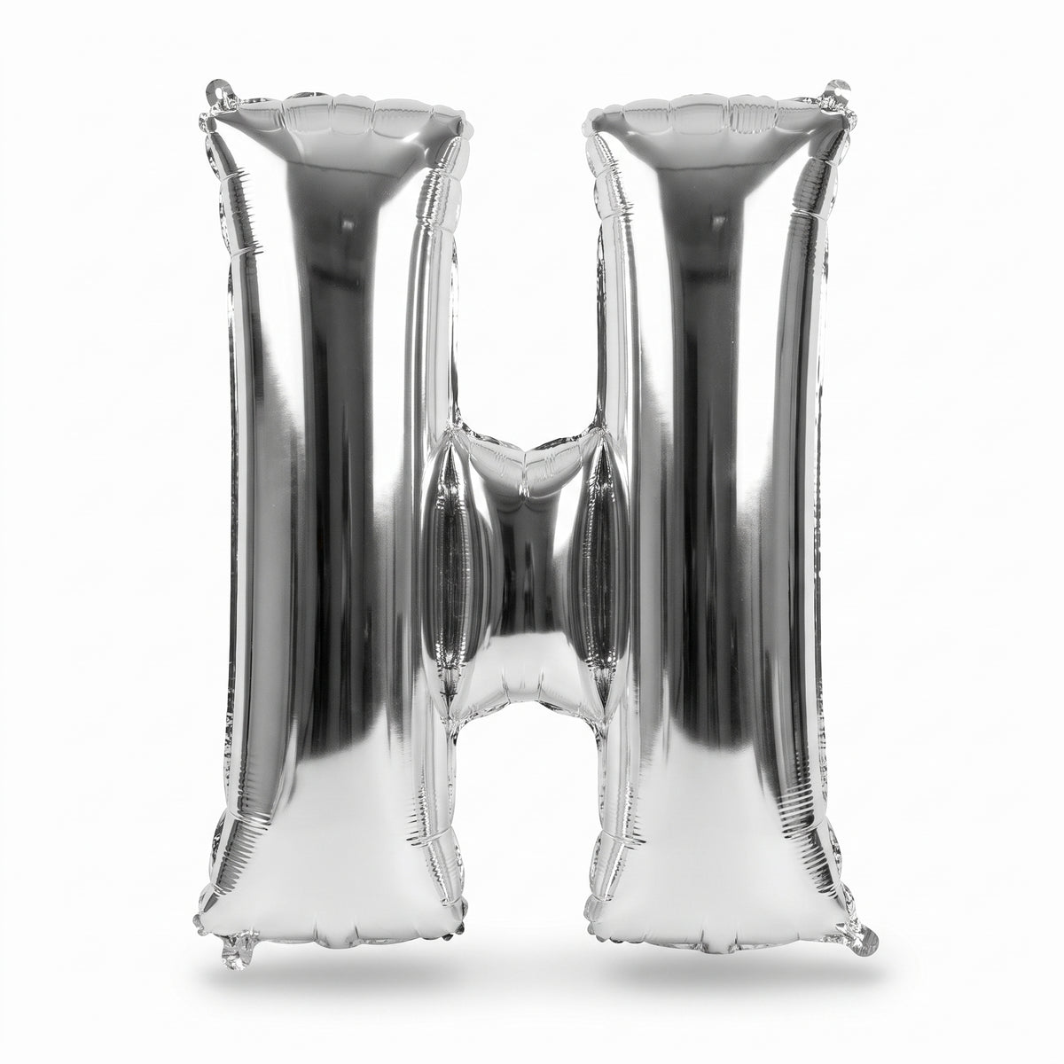 Silver Foil SuperShape Letter "H" Balloon
