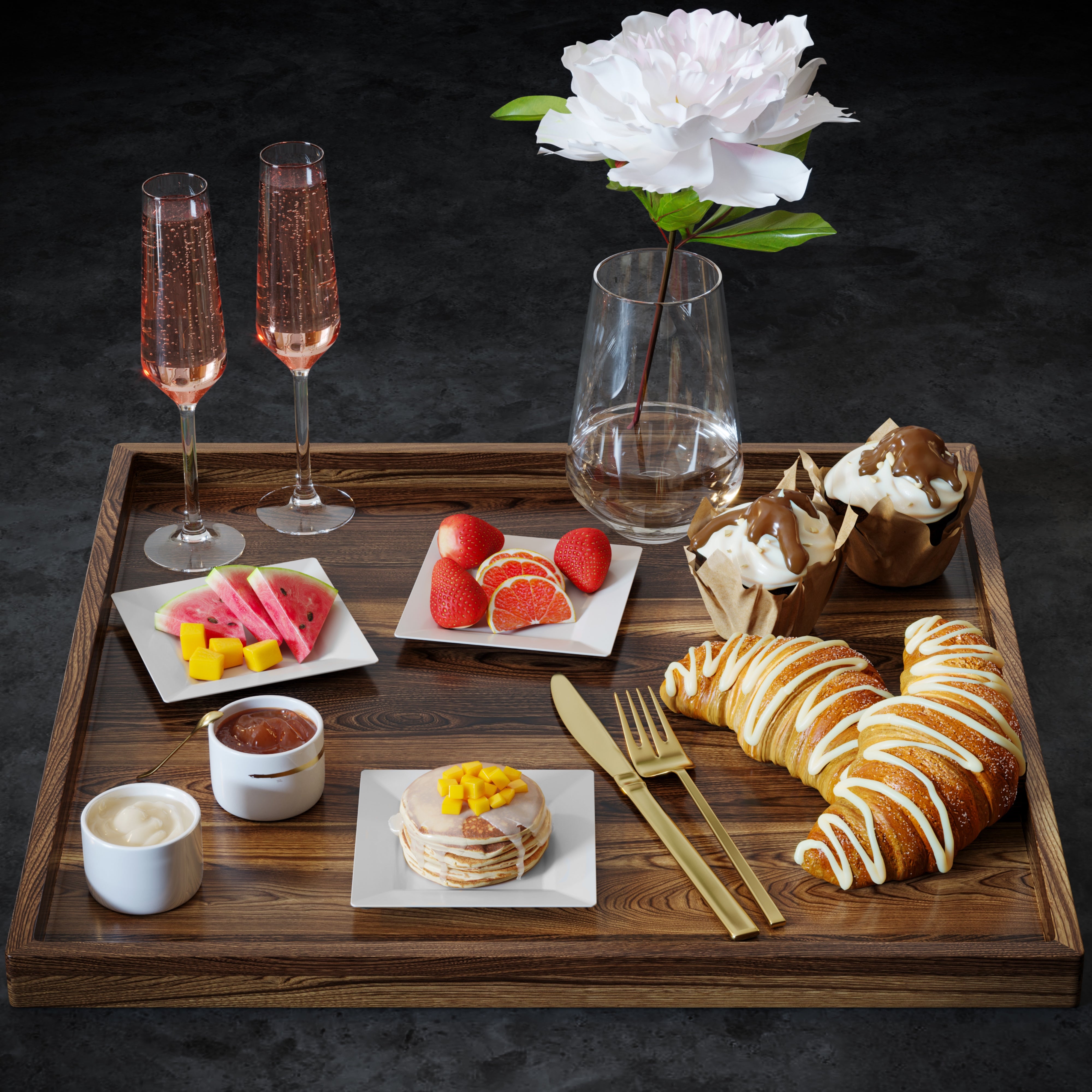 4.5 In. White Square Plates - 100 Count