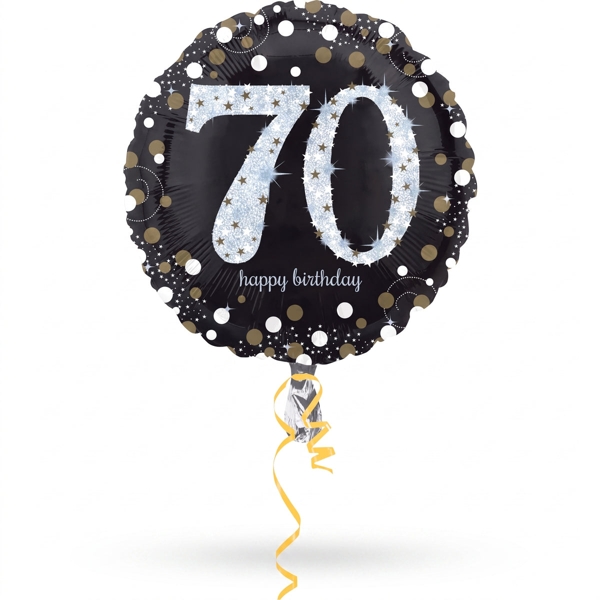Sparkling 70th Birthday Foil Balloon
