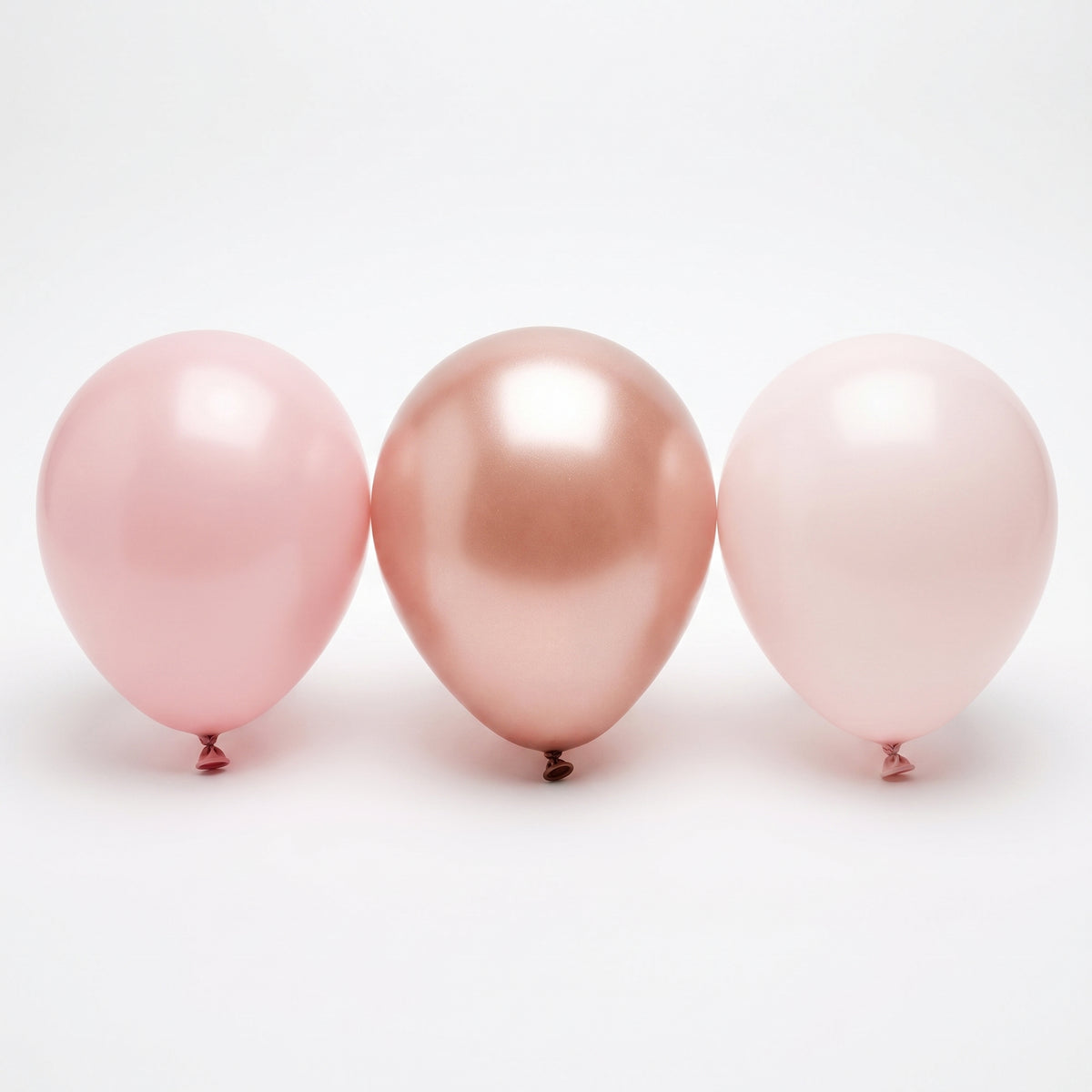 Elegant Rose Gold Latex Balloons, 5-Inch, 25-Pack for Celebrations