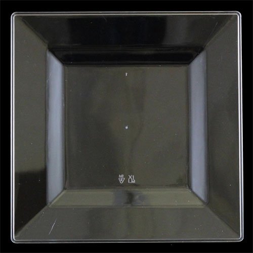 10.75 In. Clear Square Plates | 10 Count