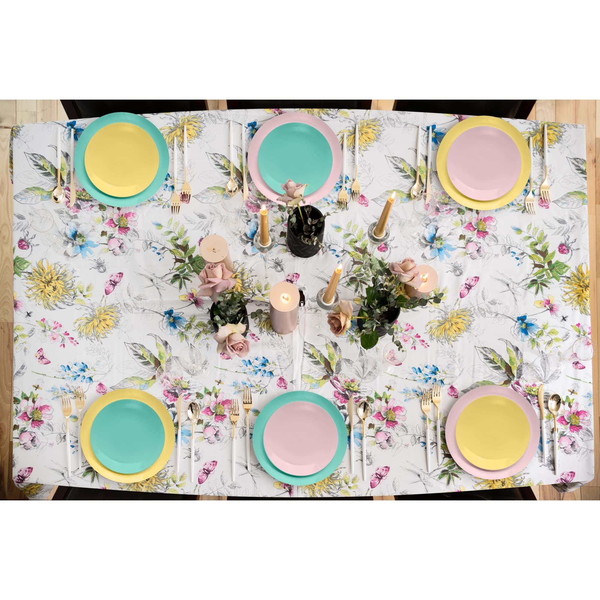 10 In. Popcorn Design Plates | 10 Count