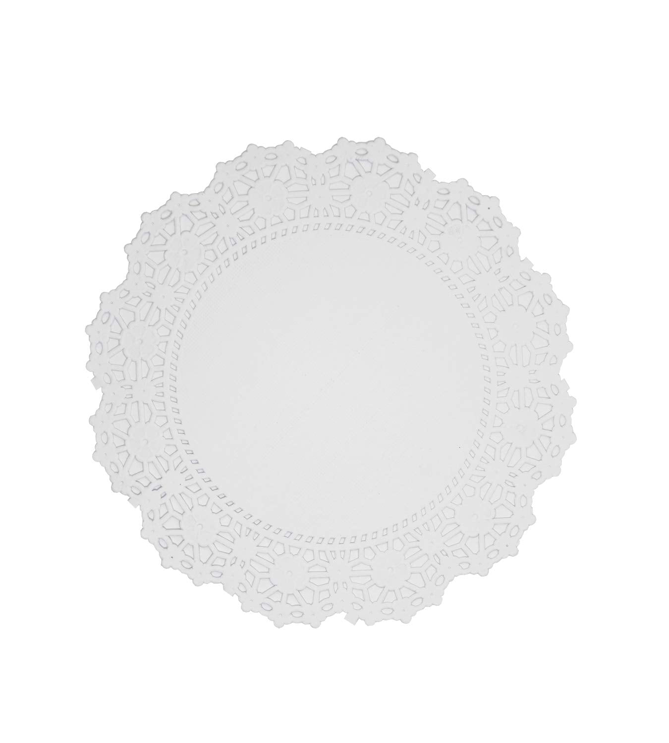 10 In. Round White Paper Doilies | 9 Count