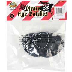 Pirate Eye Patches - 12 Count