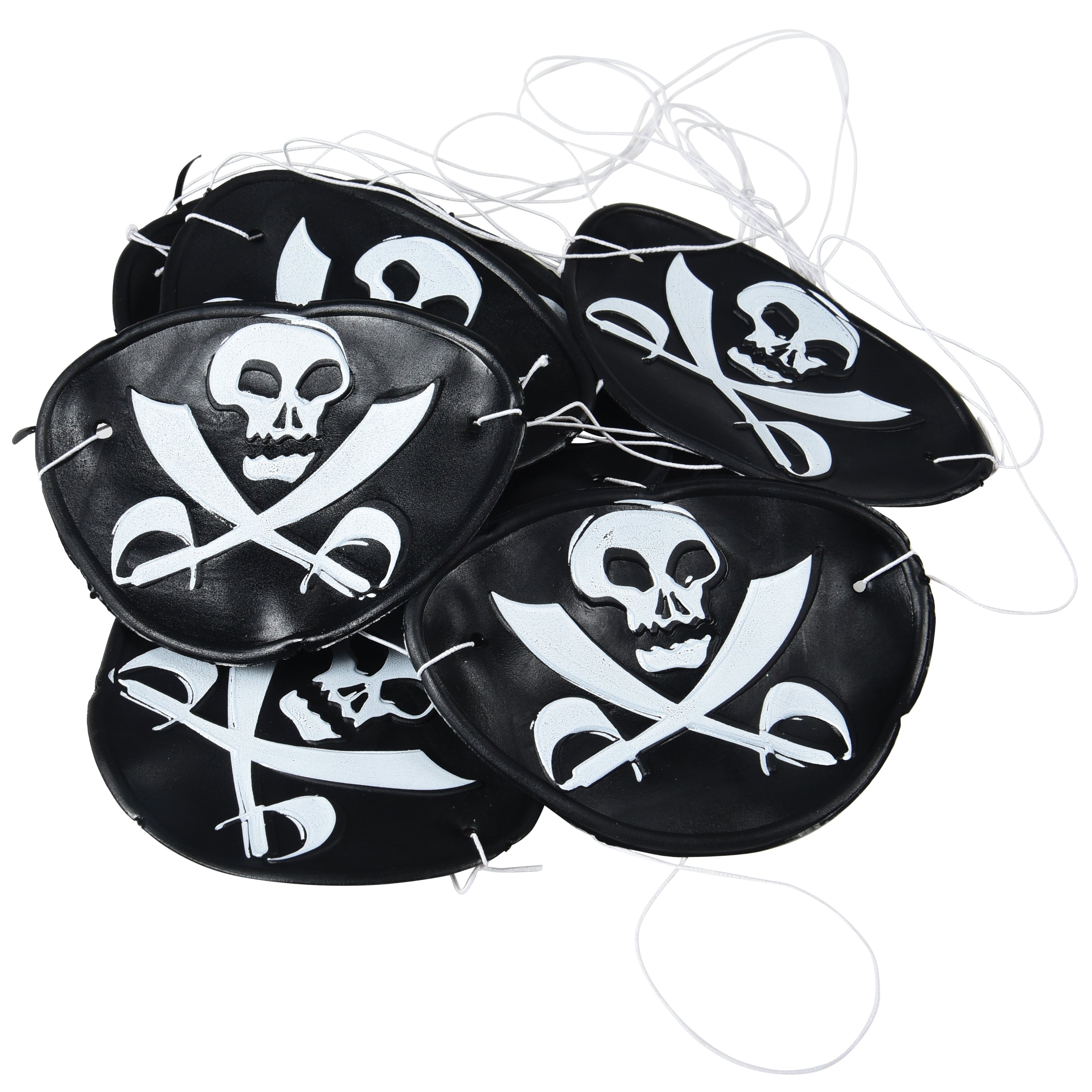 Pirate Eye Patches - 12 Count