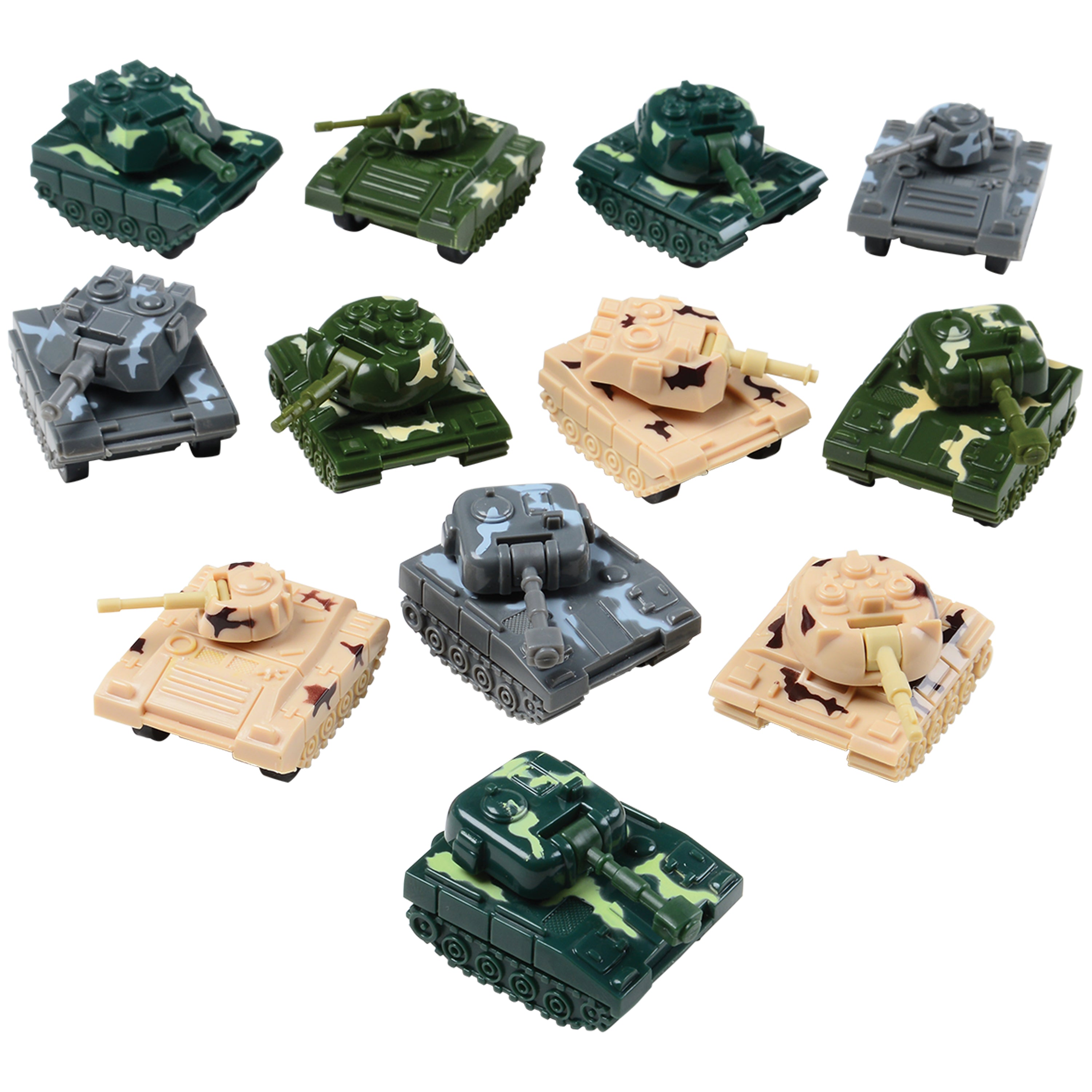 Pull Back Tanks - 12 Count