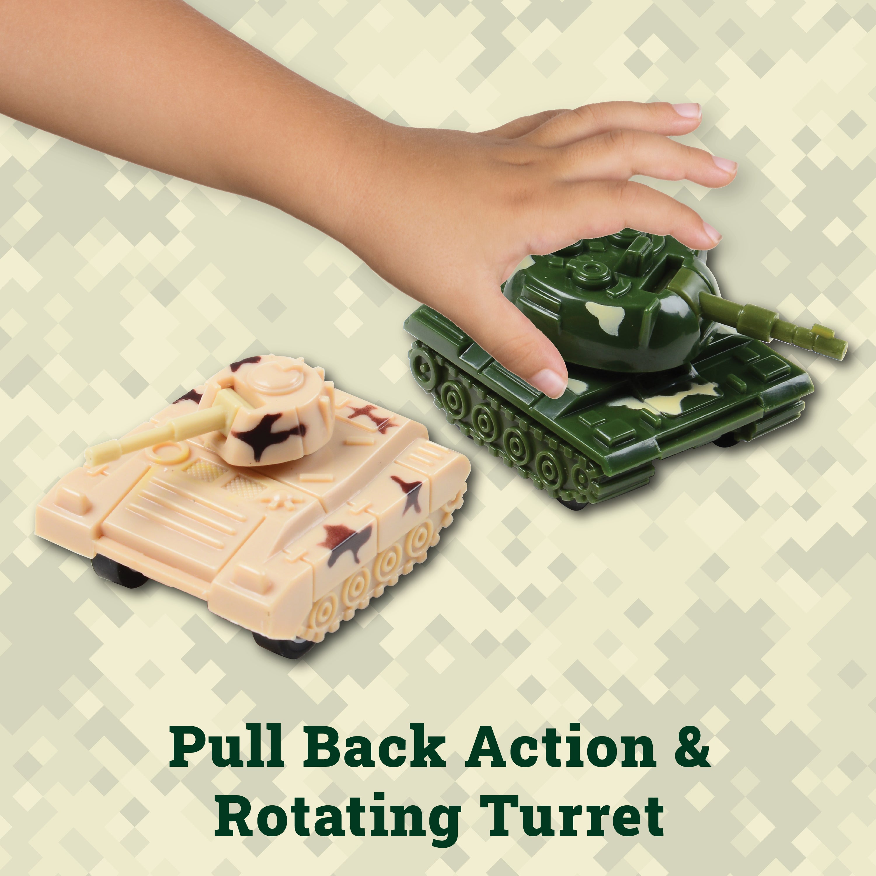 Pull Back Tanks - 12 Count