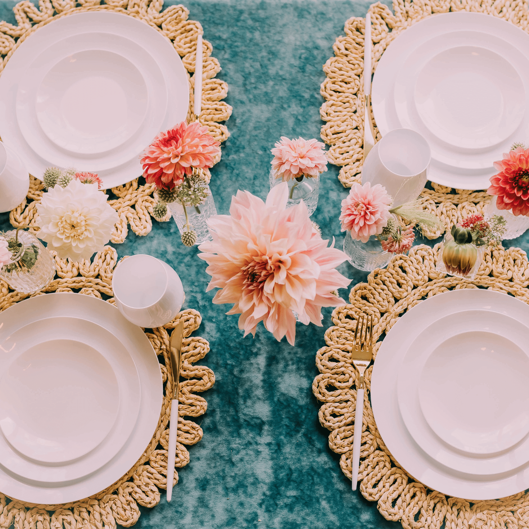 8 In. Trend White Plastic Plates | 10 Count