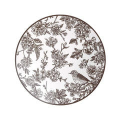 8" Rustik Design Plastic Plates (10)