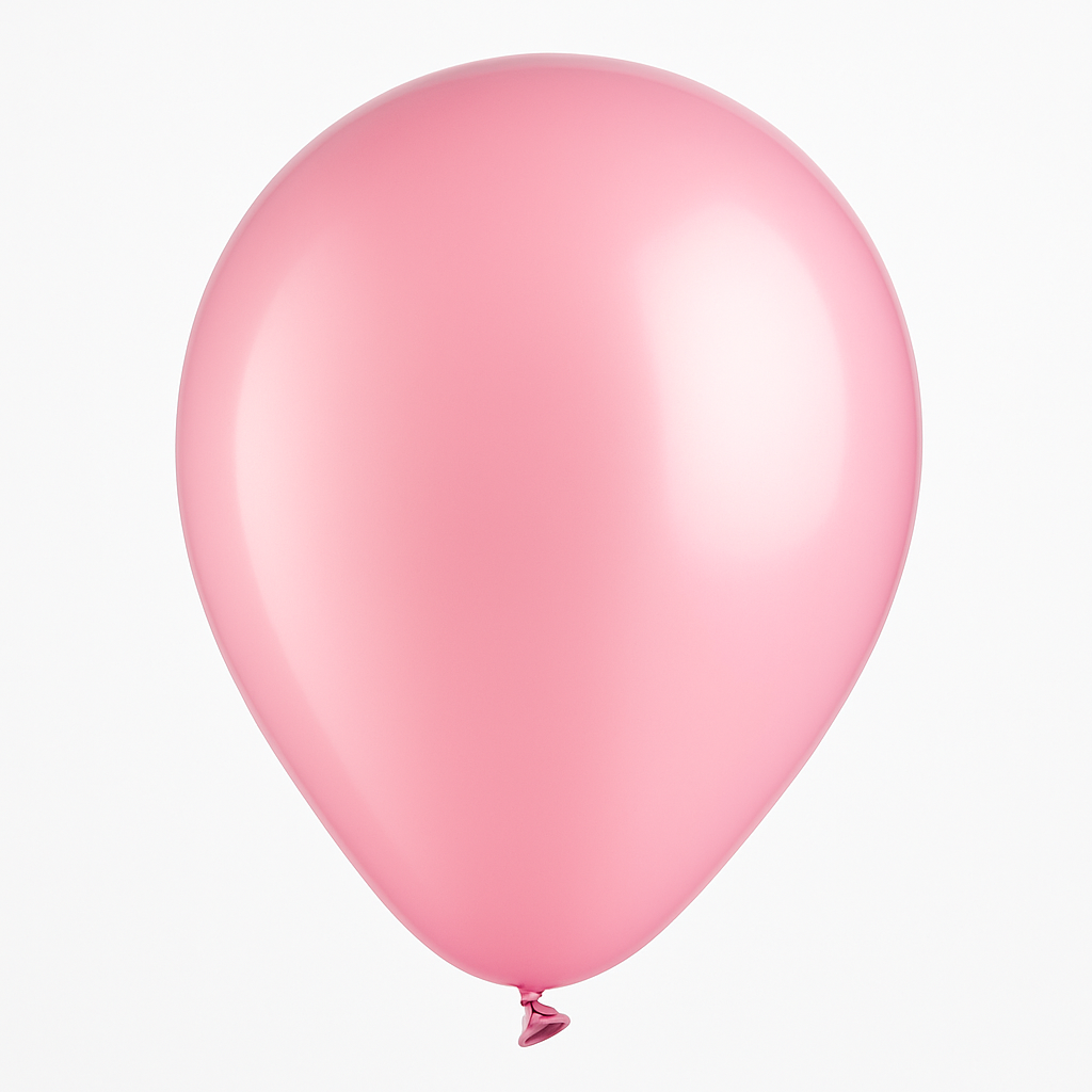 Bulk 9" New Pink Latex Balloons - 100 Count