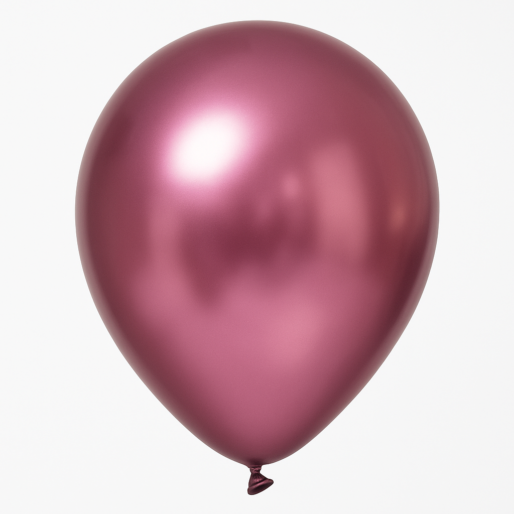 Satin Luxe New Pink Latex Balloons, 11-Inch, 6-Pack
