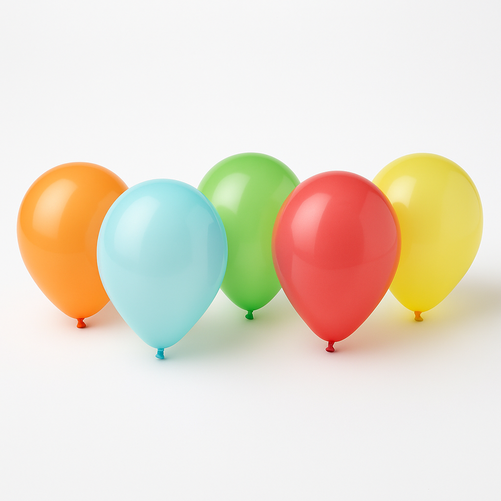 5" Sherbet Assorted Latex Balloons - 25 Pack