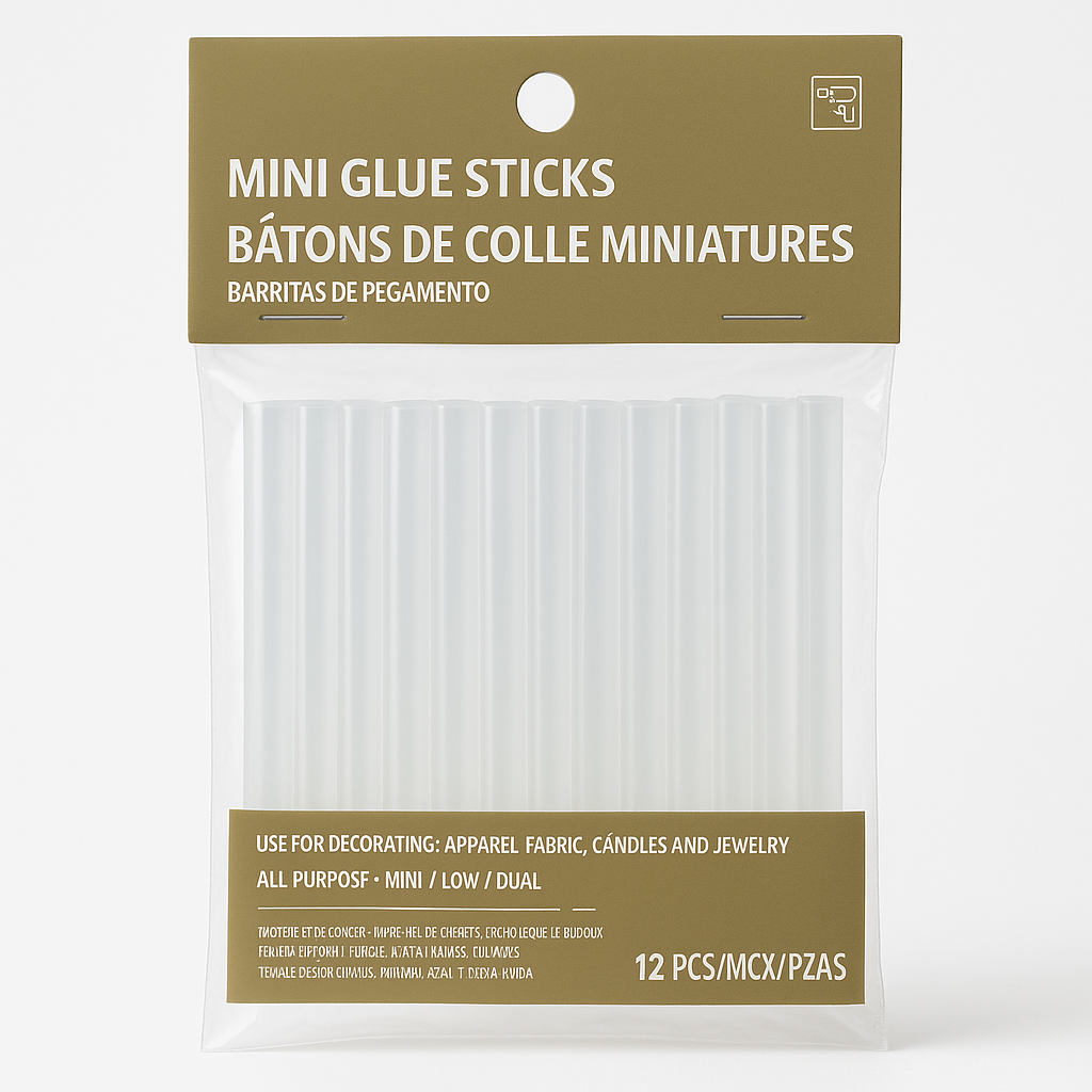 Multipurpose Mini Glue Sticks - 12 Pack