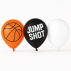 Basketball Fan Latex Balloons - 12" Sports Party Pack (6ct)