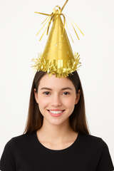 Elegant Gold Party Balloon Weight Hat