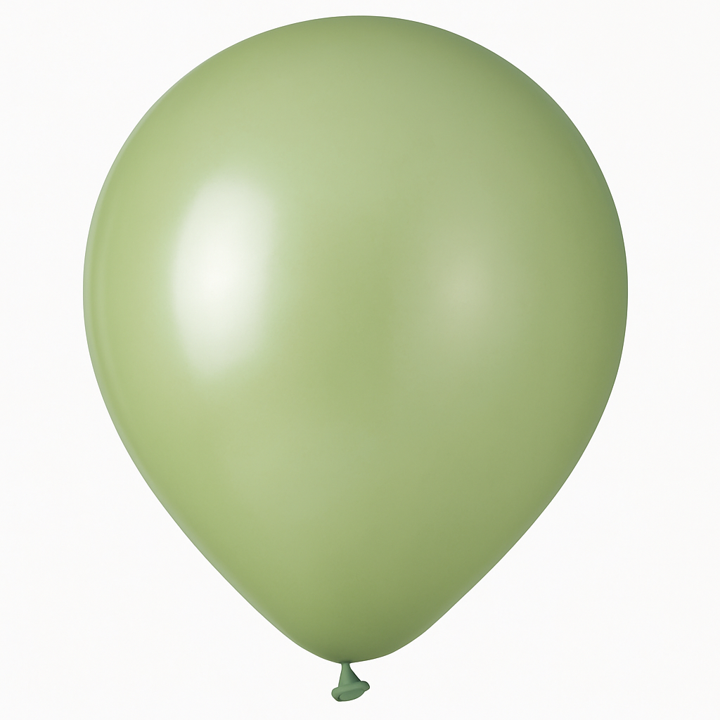 Luxaire Premium 12-Inch Sage Latex Balloons, 25 Pack