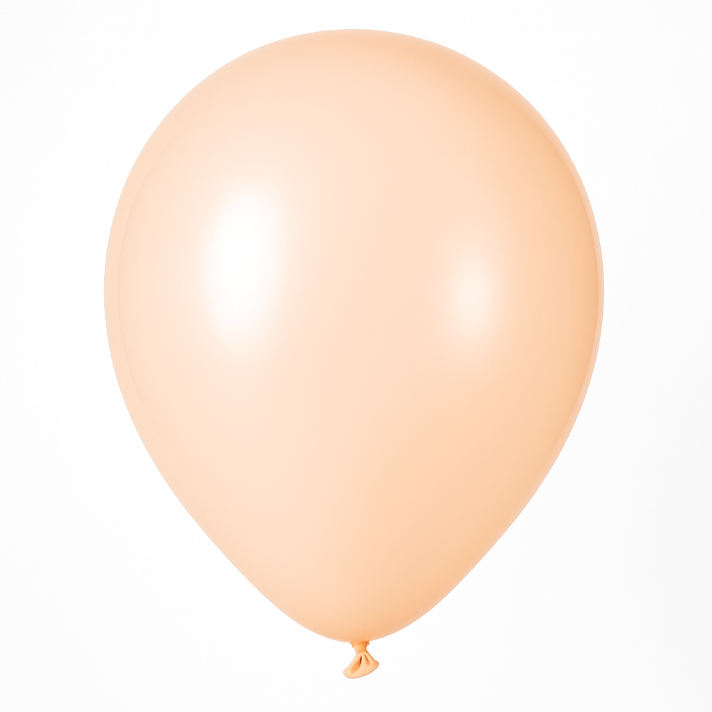 Luxaire 12" Premium Peach Latex Balloons - 25 Pack