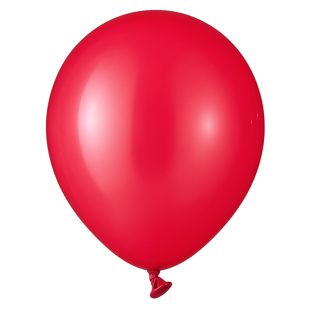 Luxaire Premium 5" Red Latex Balloons - 50 Pack