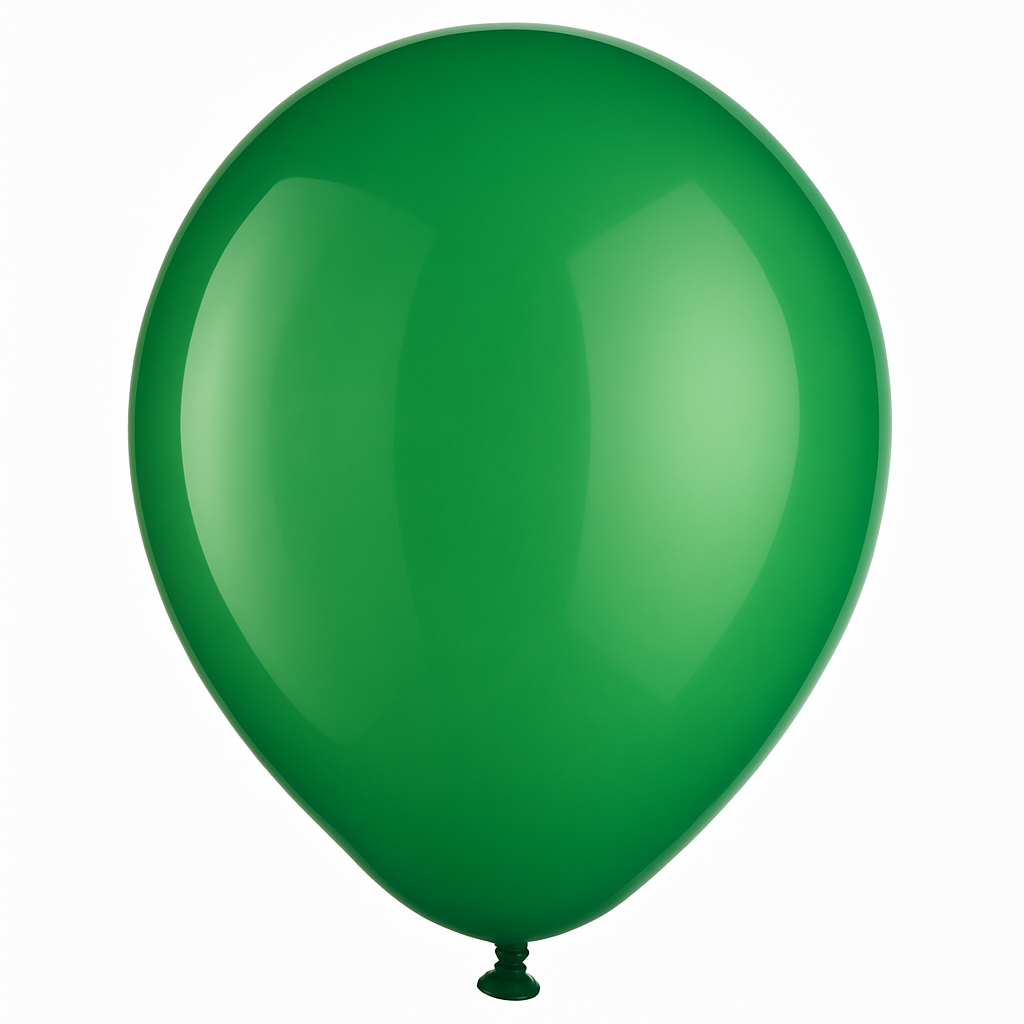 Festive Green 12" Latex Balloons - Pack of 72
