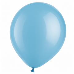 12" Powder Blue Latex Balloons - 15 Pack