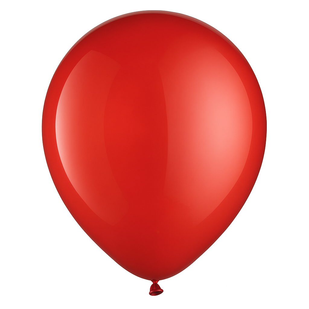 Vibrant Red 12" Latex Balloon - Bulk Pack