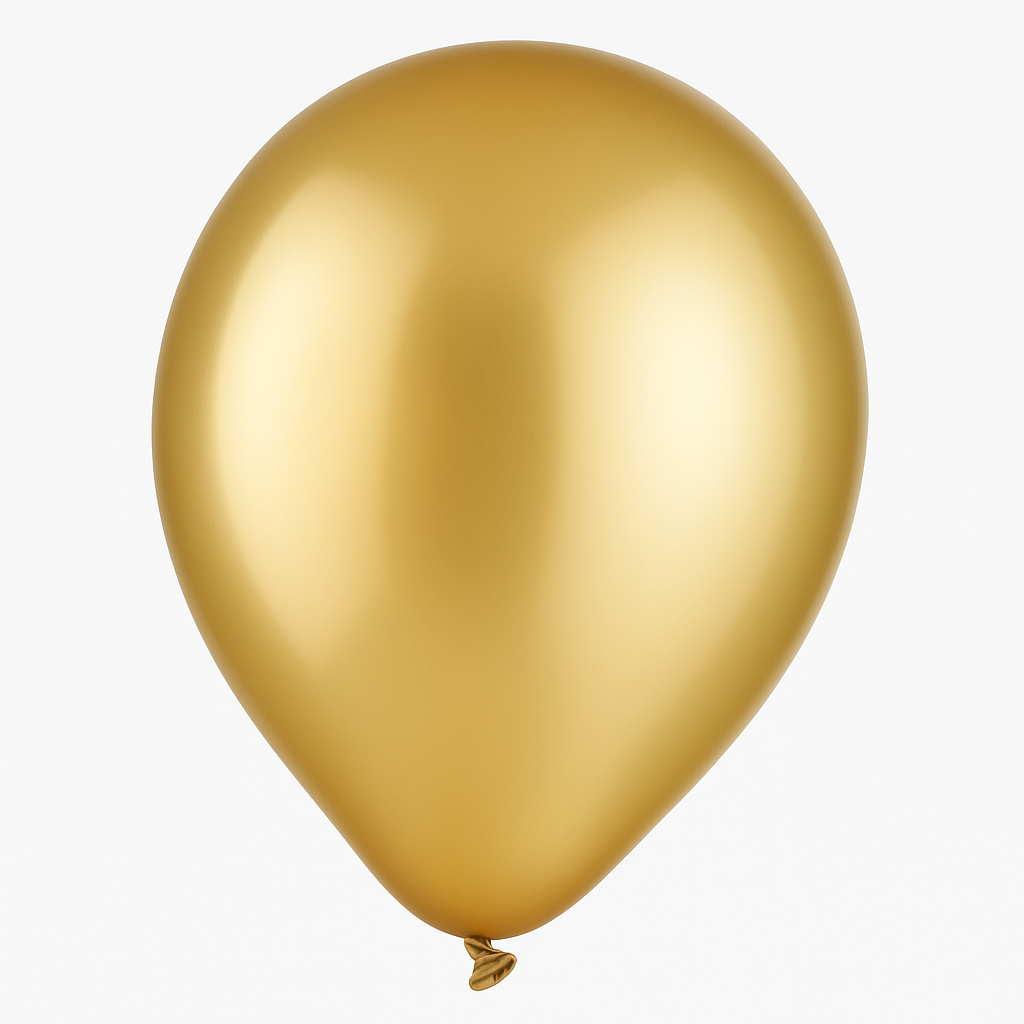 Gold Pearl Latex Balloons - Bulk 12-inch