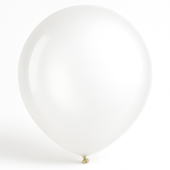 24" Clear Latex Balloons - Bulk Pack of 25