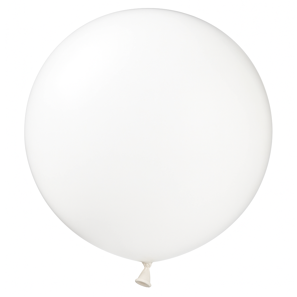 Clear 24" Latex Balloons, 4-Pack