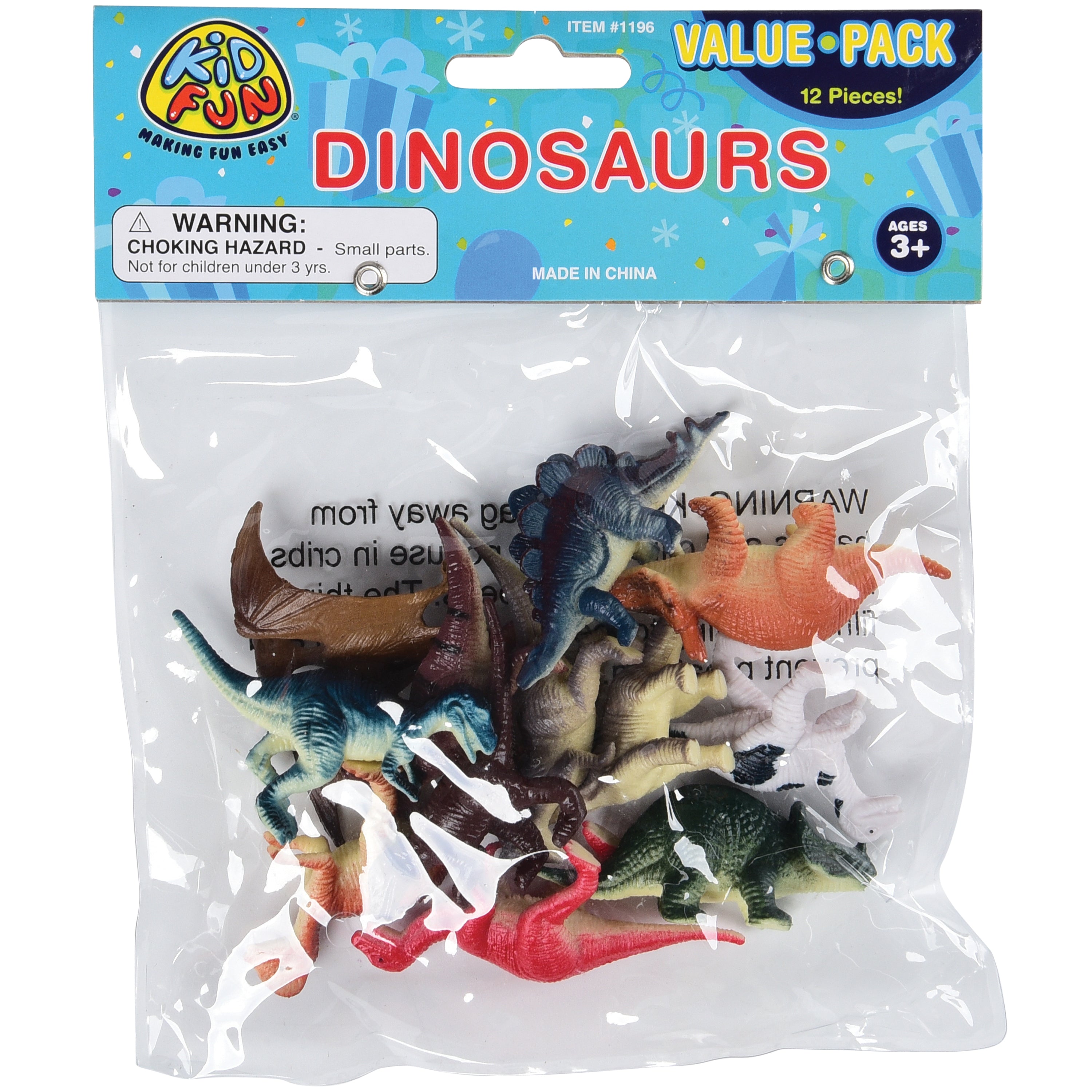 Mini Dino Animals - 12 Count