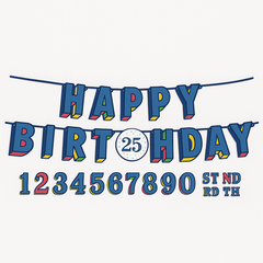 Here's to Your Birthday Customizable Banner Kit