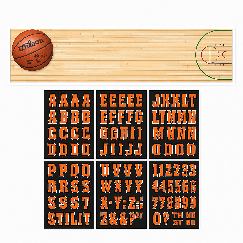NBA Basketball Personalized Banner Kit