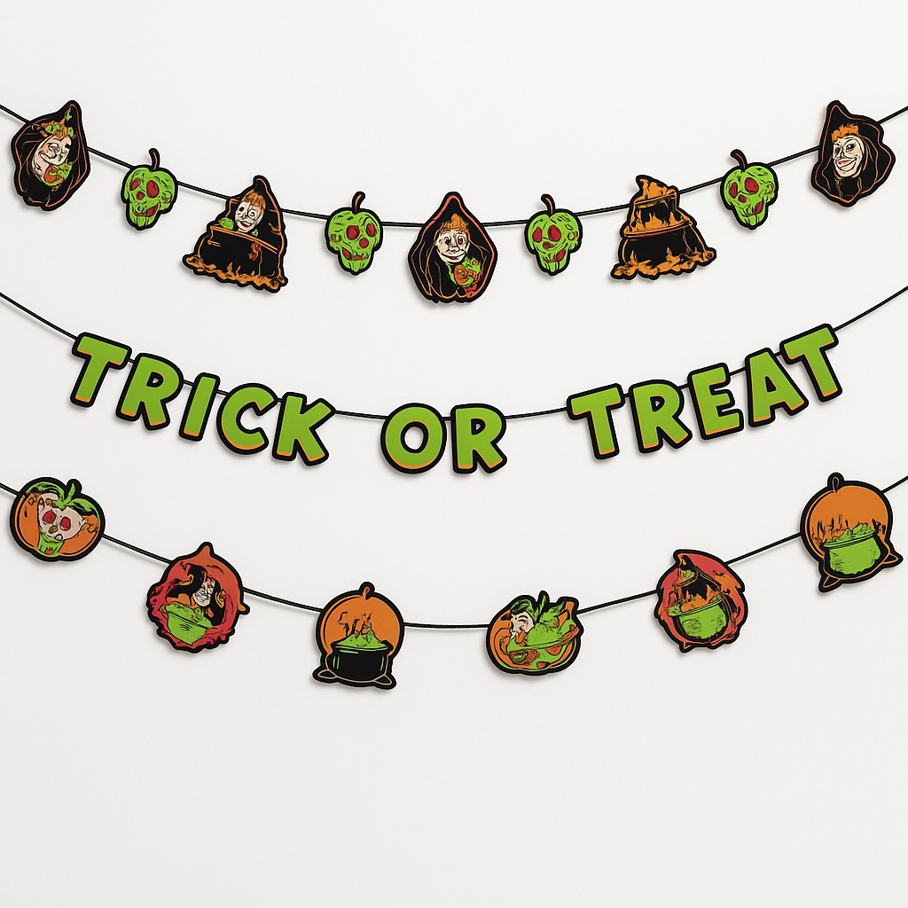 Disney Halloween Party Hanging Letter Banner