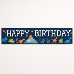 Dino-Mite Happy Birthday Banner