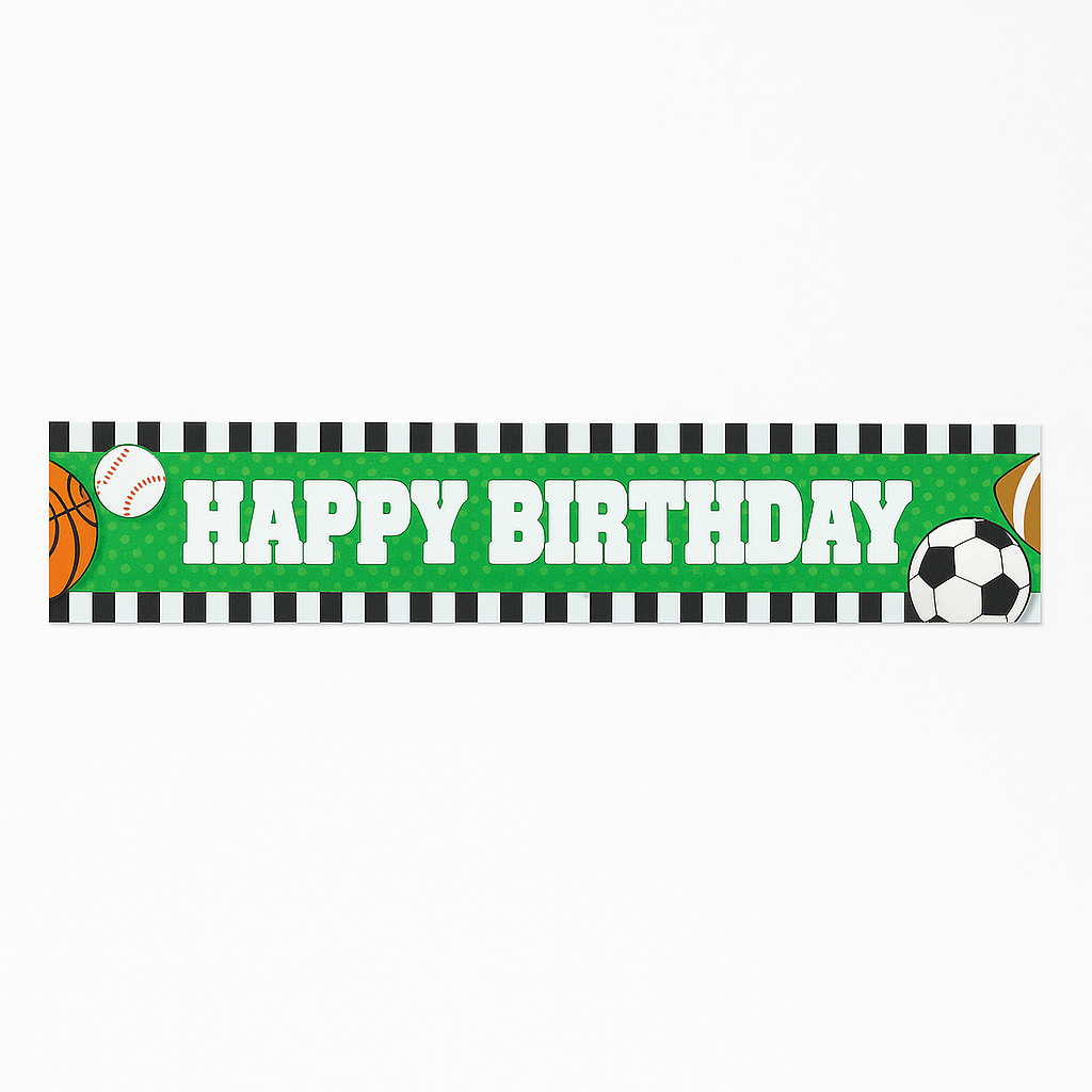 All-Star Sports Birthday Banner