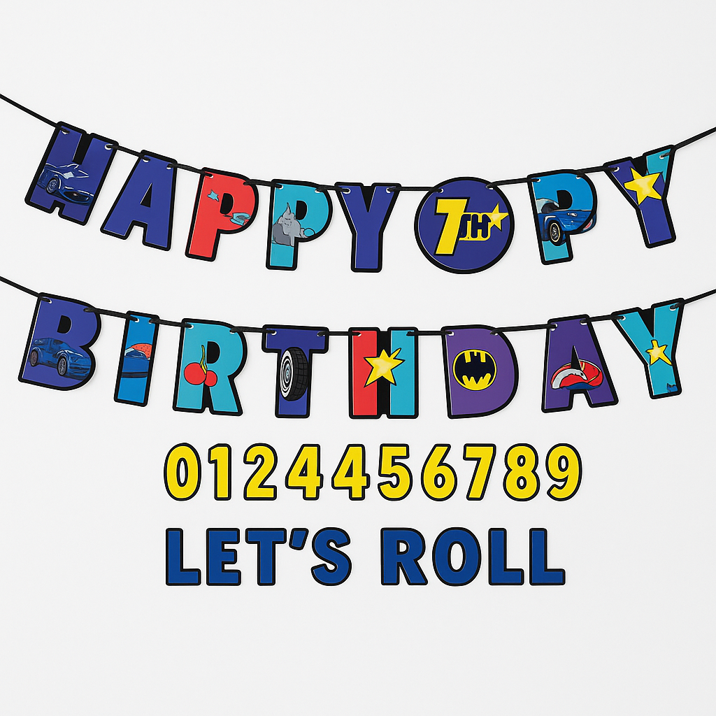 Batwheels Double Banner Kit for Kids' Birthday