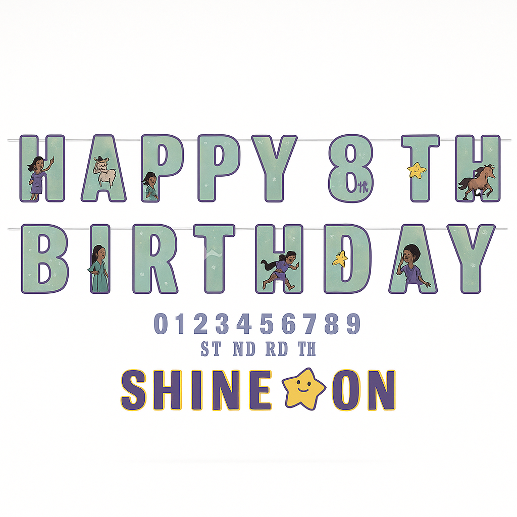 Disney Wish Jumbo Letter Birthday Banner