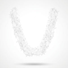 Elegant White Feather Boa - 72" Costume Accessory