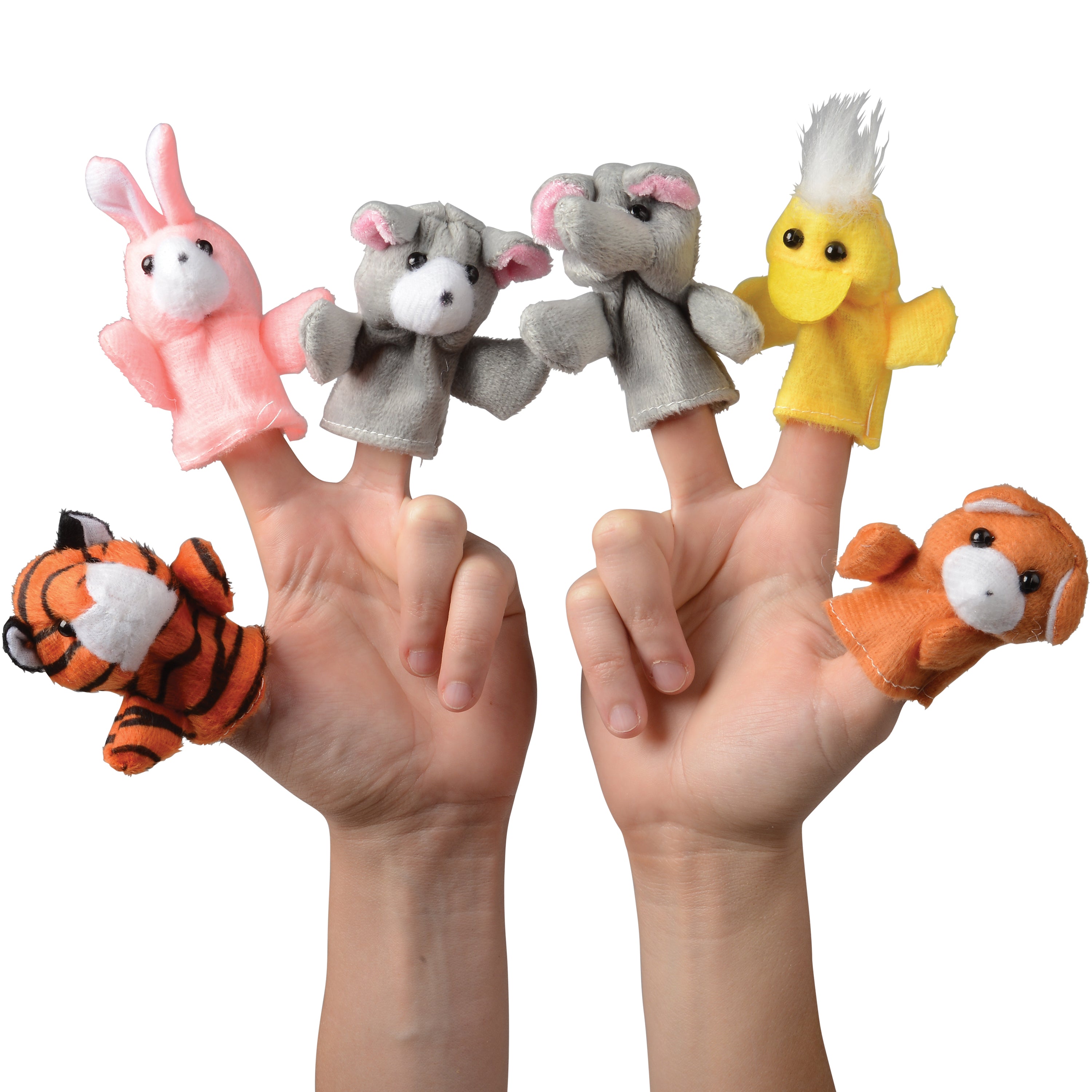 Animal Finger Puppets - 12 Count